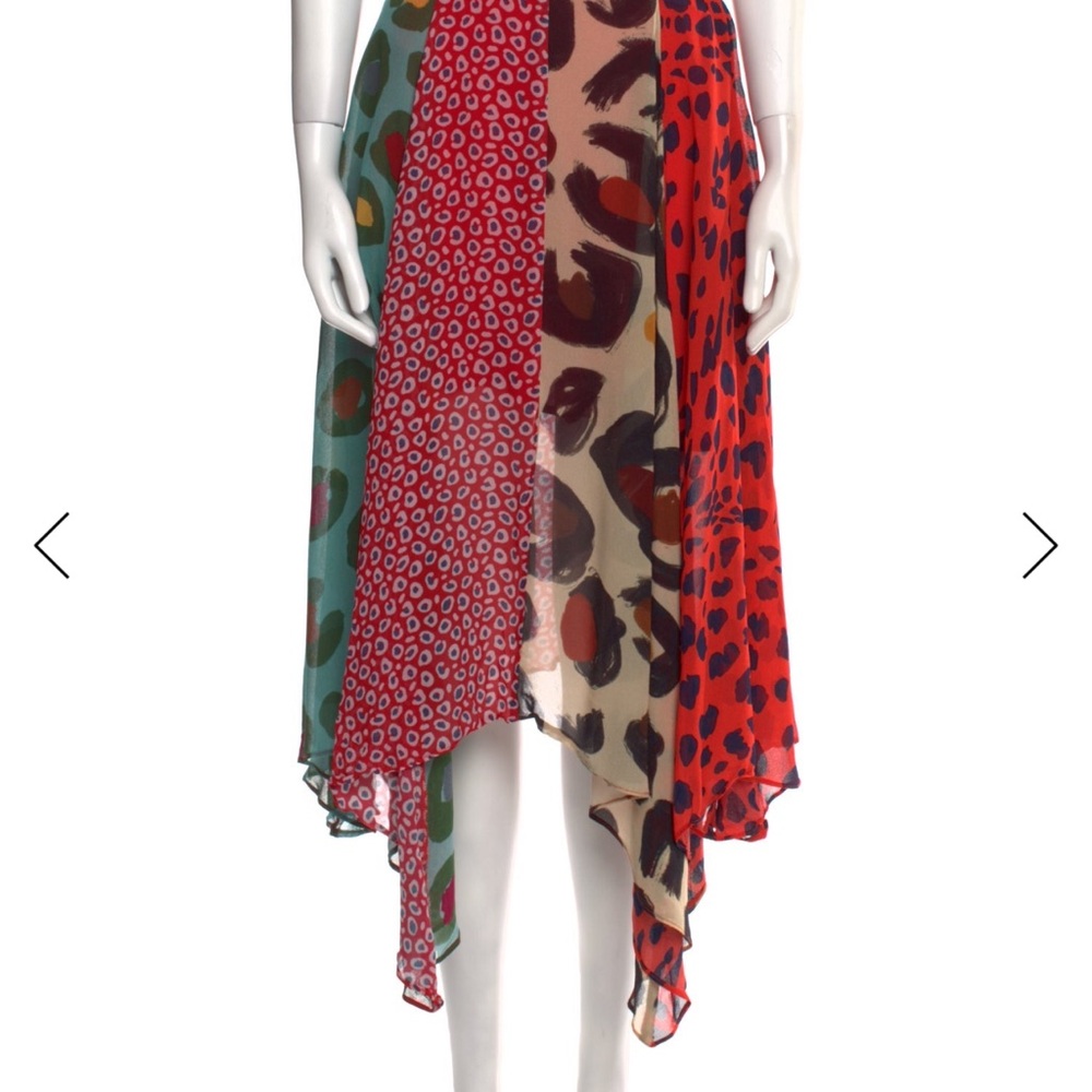 Multicolor Patterned Women's Skirt